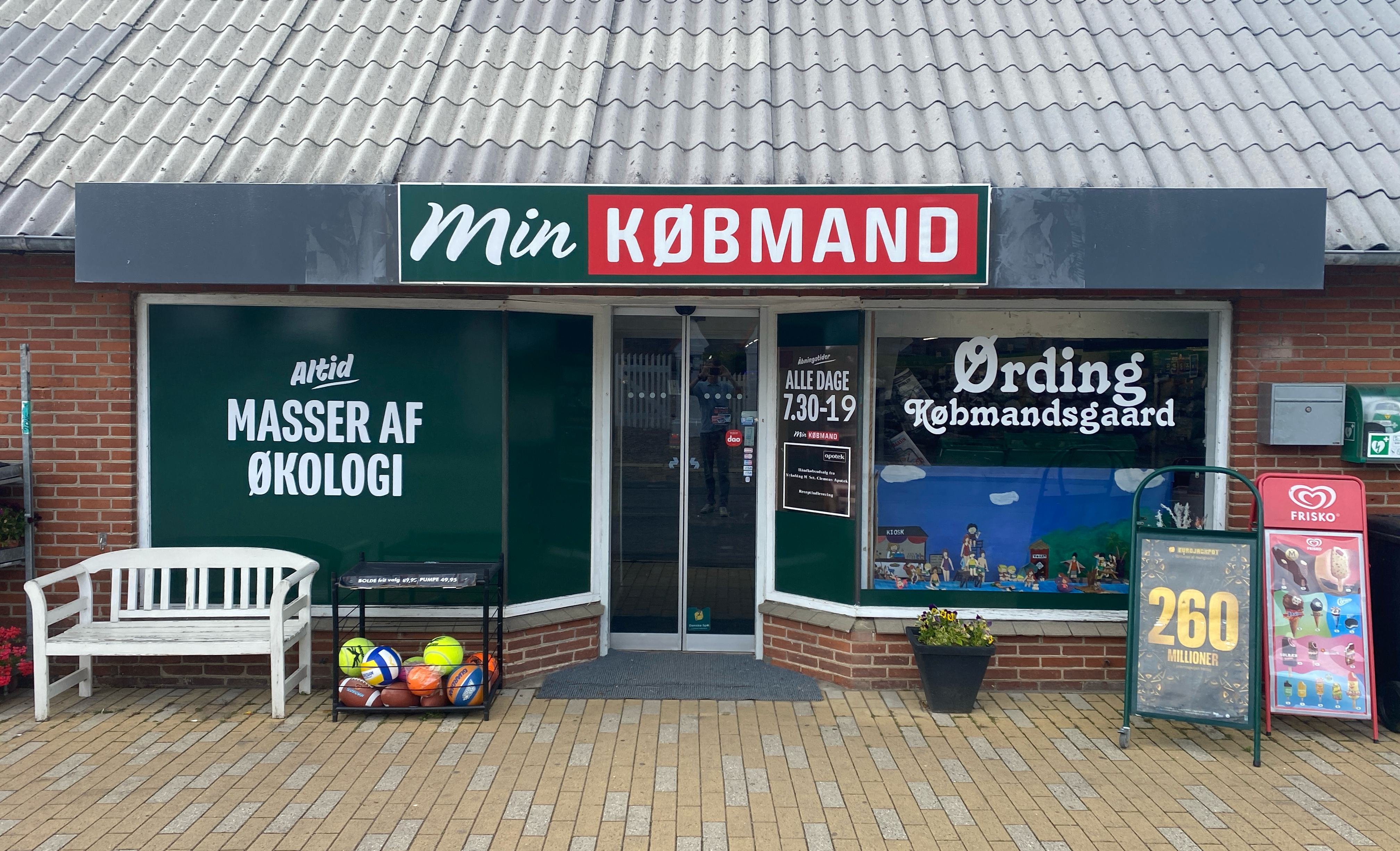 Min Købmand butiksfacade
